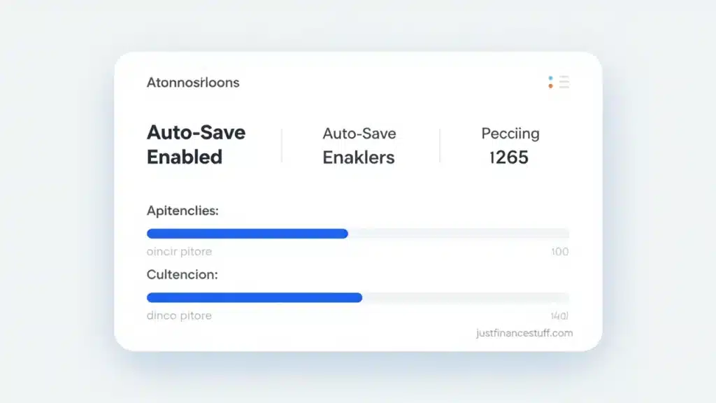 automated savings setup