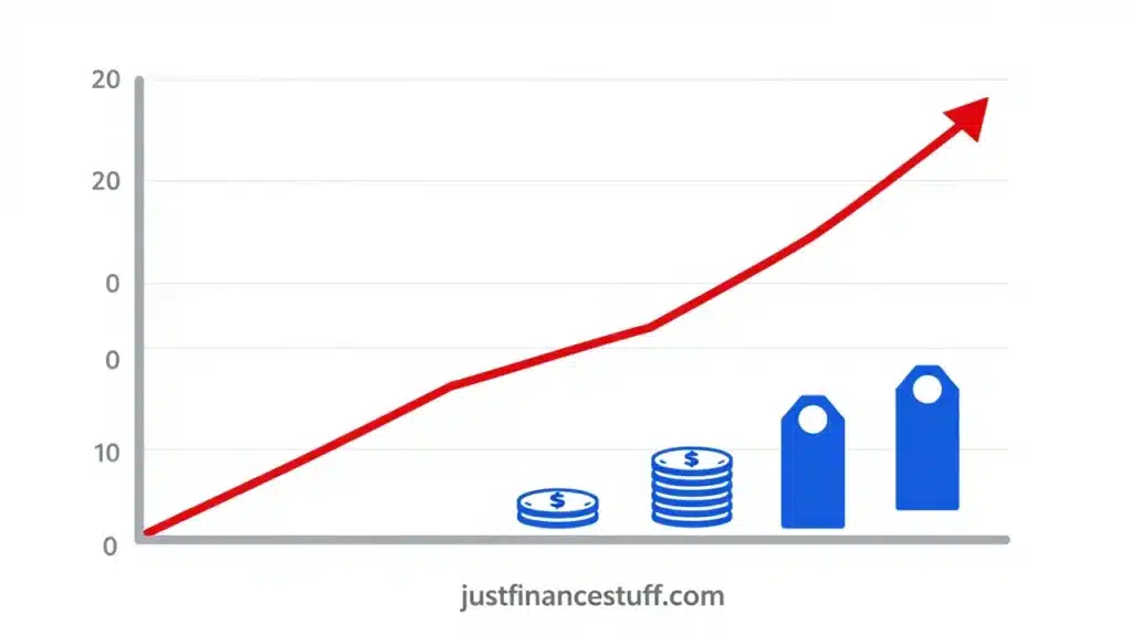 inflation rising prices money supply graph