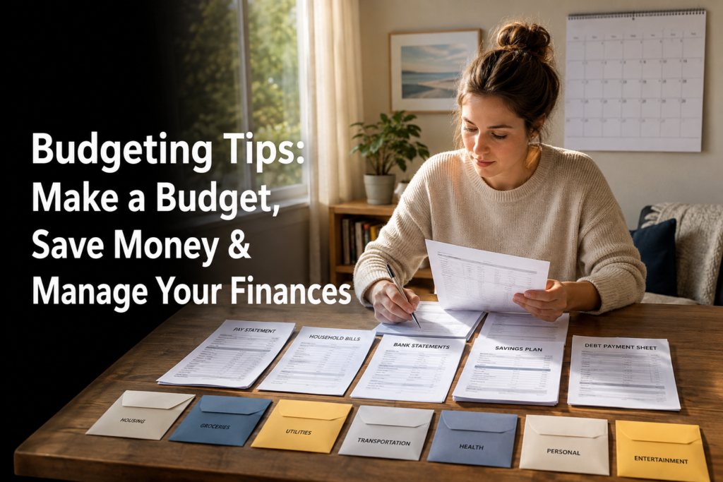 Budgeting Tips Make a Budget, Save Money & Manage Your Finances