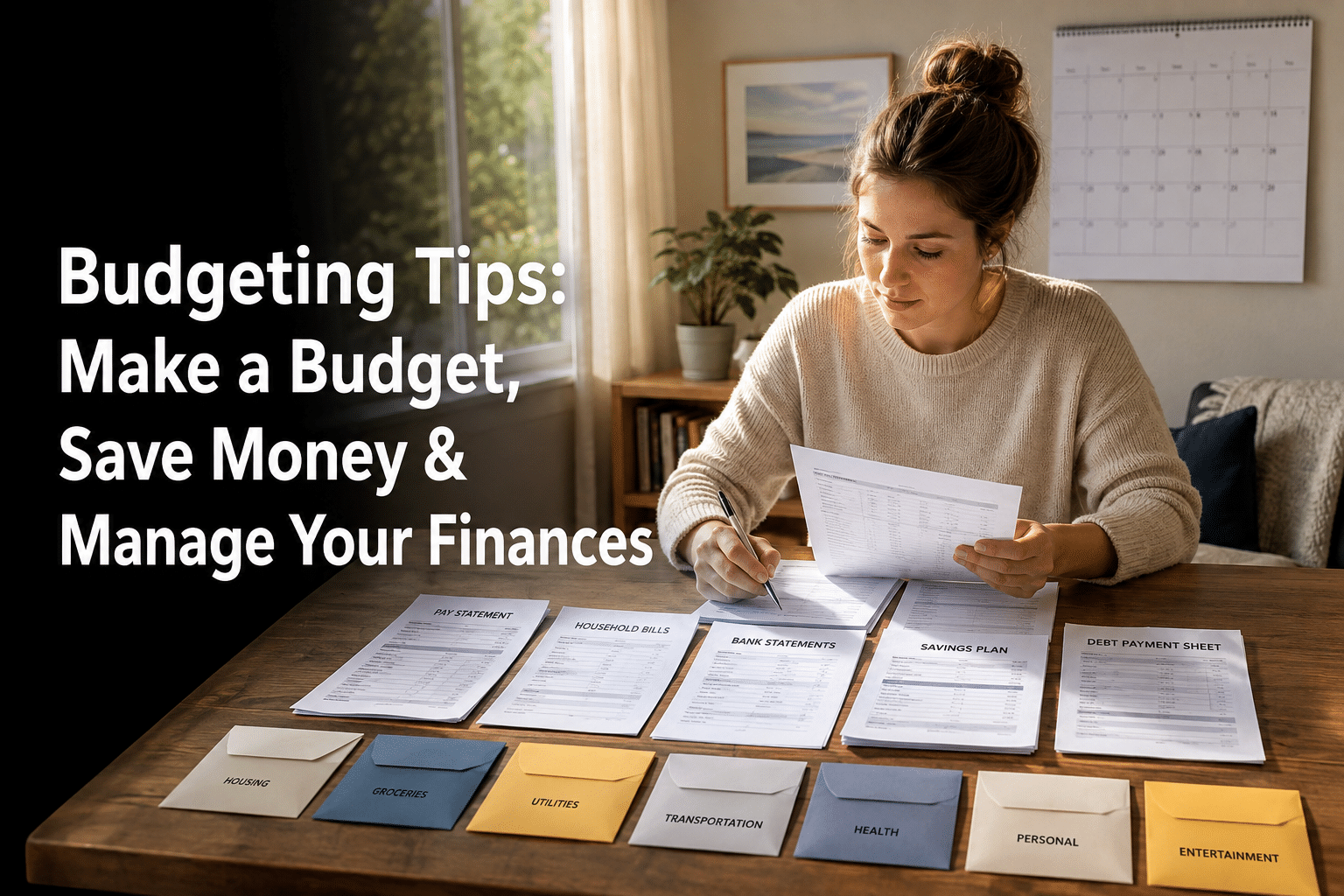 Budgeting Tips Make a Budget, Save Money & Manage Your Finances