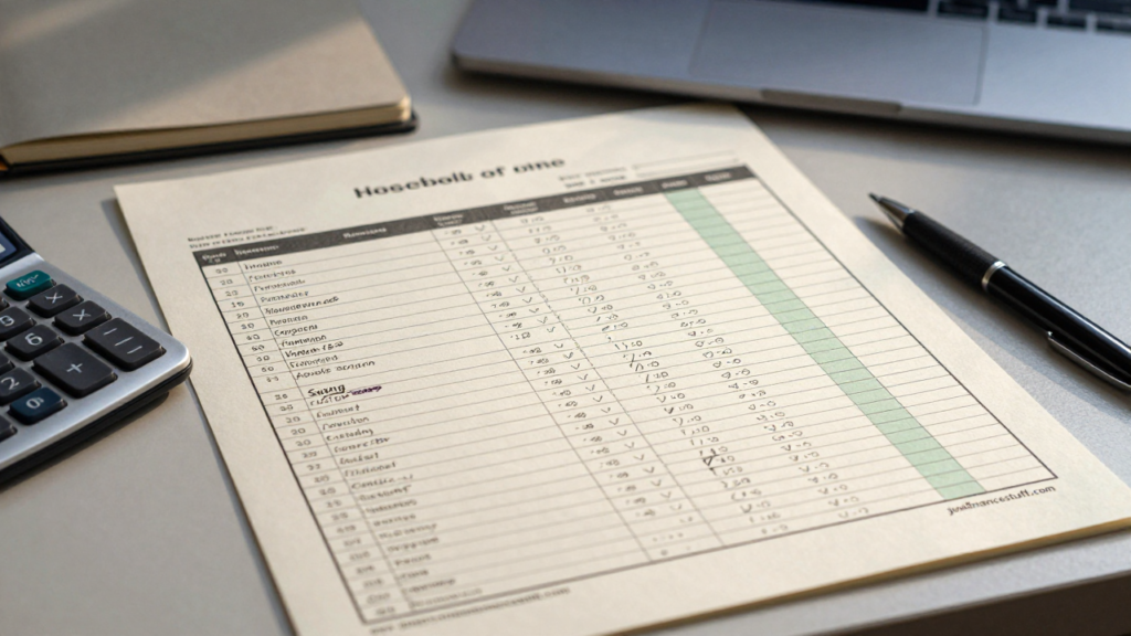 in budgeting saving